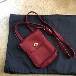 Coach Red Crossbody Bag